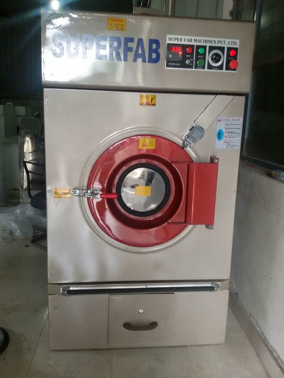 Drying Tumbler - 240kg Capacity, Stainless Steel Basket, White Finish | Electric & Steam Heating, Customized Dimensions, 440v Power, Industrial Use