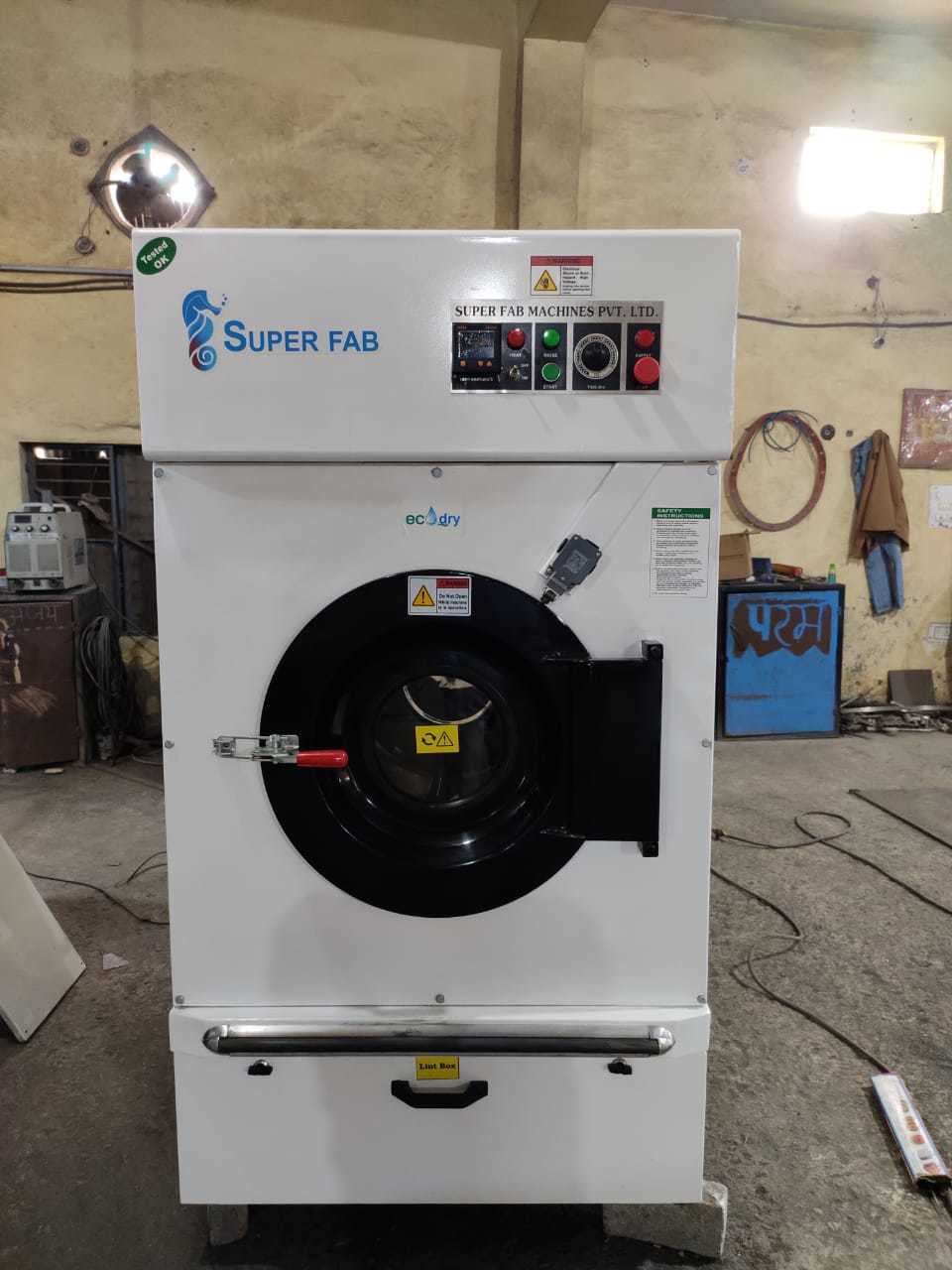Drying Tumbler - 240kg Capacity, Stainless Steel Basket, White Finish | Electric & Steam Heating, Customized Dimensions, 440v Power, Industrial Use