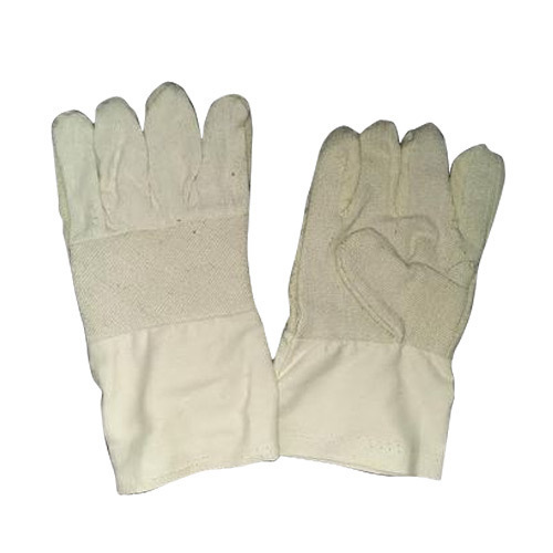 Full Finger Unisex Canvas Khadi Hand Gloves, Length: 12 Inch - Cotton Material, 35 Gm To 80 Gm Weight | Esd Safe, Available In Black, Blue, Multicolor, White