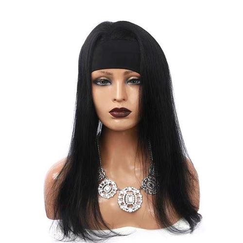 Long Head Band Wigs Hair Grade: 10A