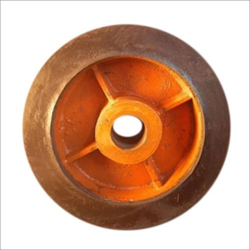 Black Rubber Trolley Wheel