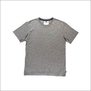 Mens Round Neck Plain T-Shirts - Cotton Material, Short Sleeves, Classic Round Neck Design, Soft & Skin-Friendly Fabric, Elegant Front Print