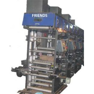 Rotogravure Printing Machine - Stainless Steel, Customizable Dimensions, Up to 8 Colors | Electric Drive System, Variable Speed, Solvent-based Ink