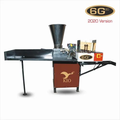6G 80 Speed Fully Automatic Incense Stick Making Machine - Color: Grey
