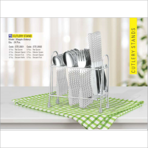 स्टील एज कटलरी स्टैंड्स