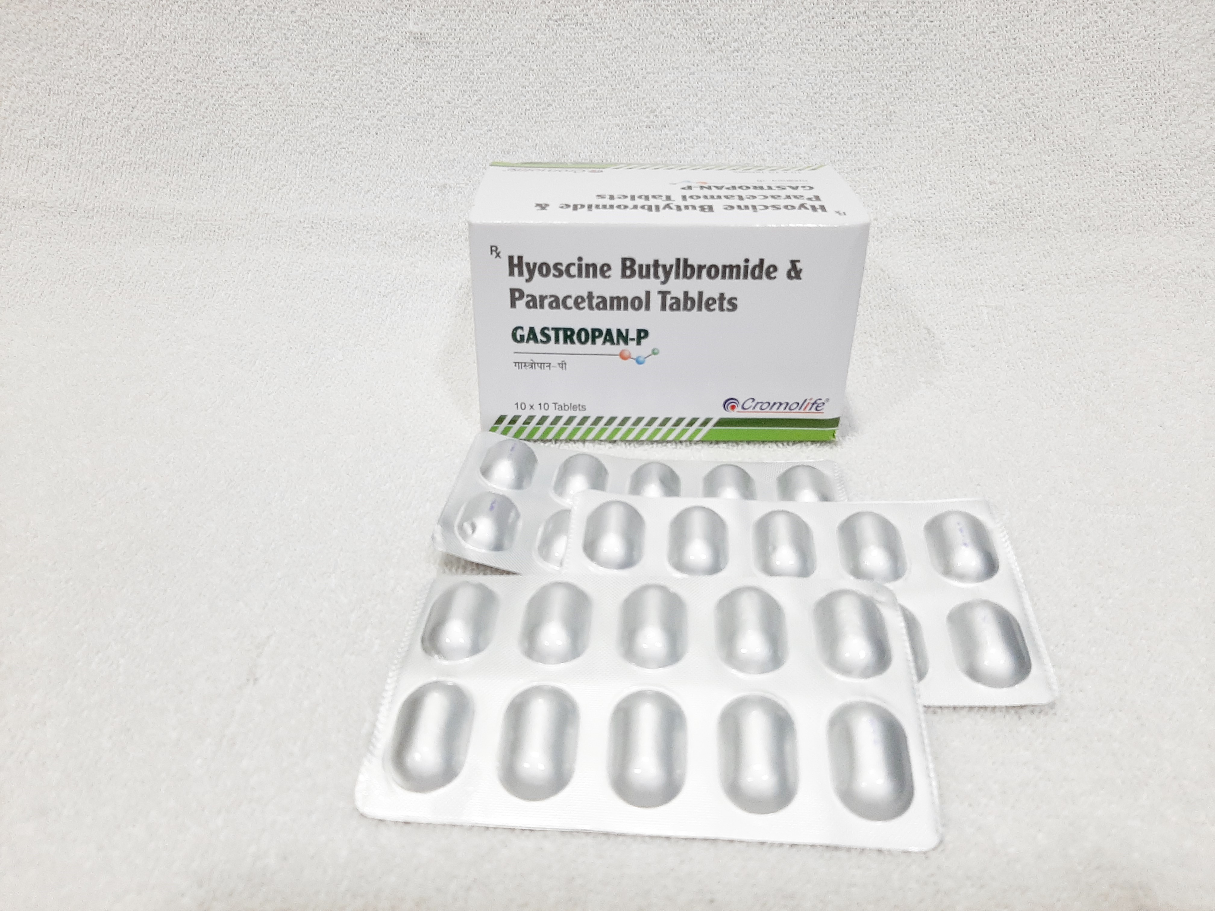 Hyoscine Butylbromide & Paracetamol Tablet Application: As Directed By Physician