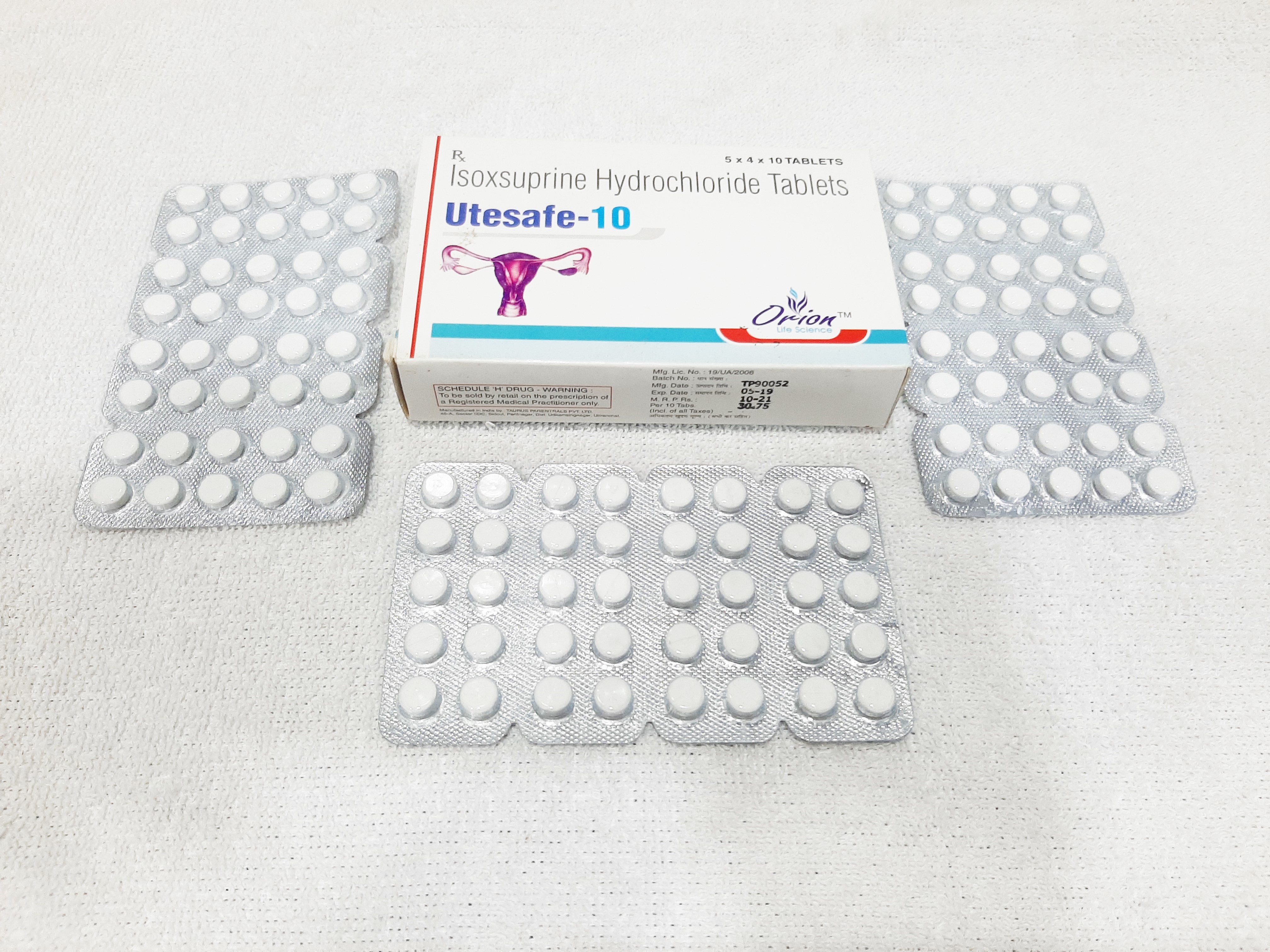 Isoxsuprine Hydrochloride Tablet Application: As Directed By Physician