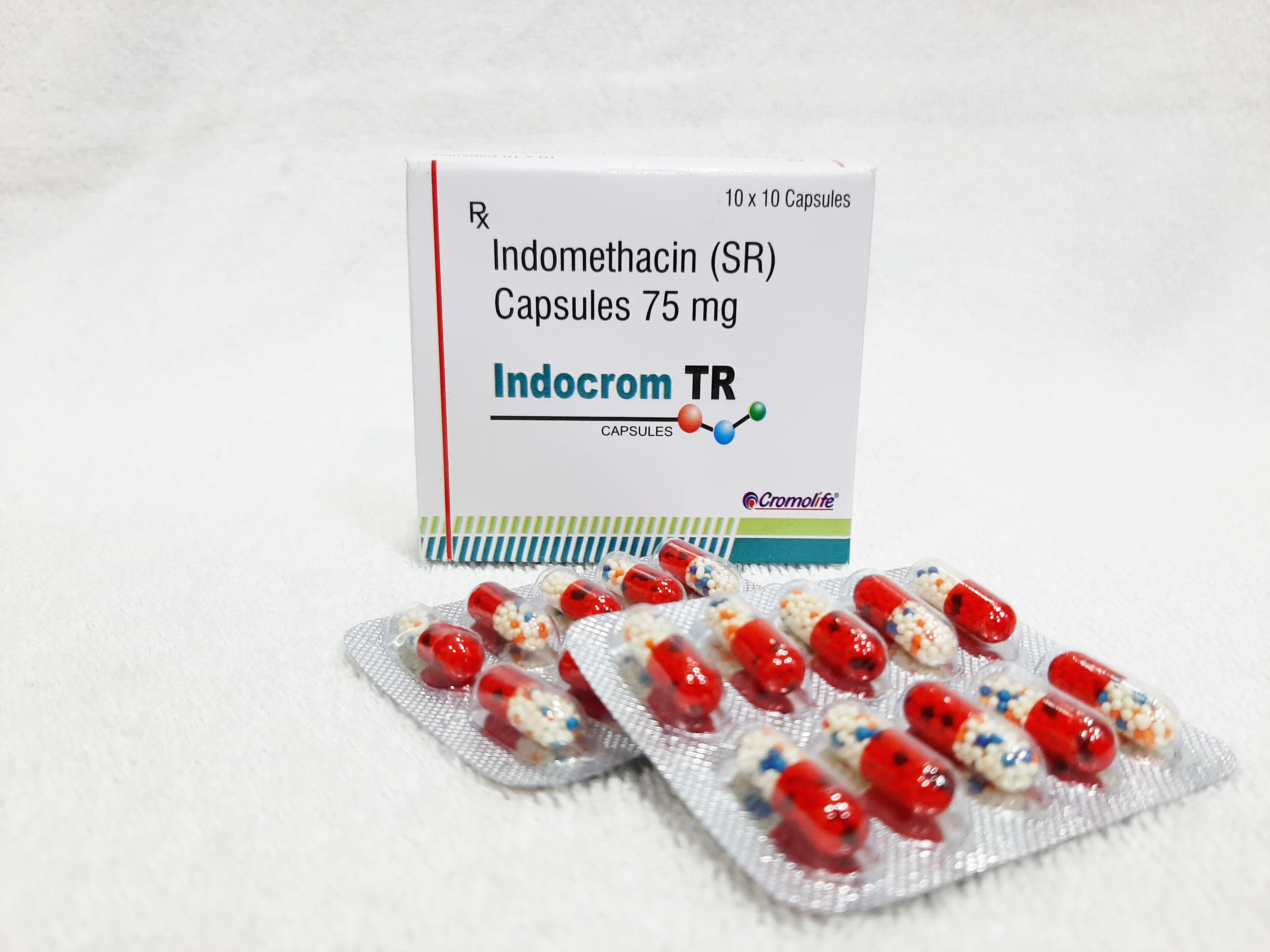 Indomethacin (Sr) Capsules 75mg Application: As Directed By Physician