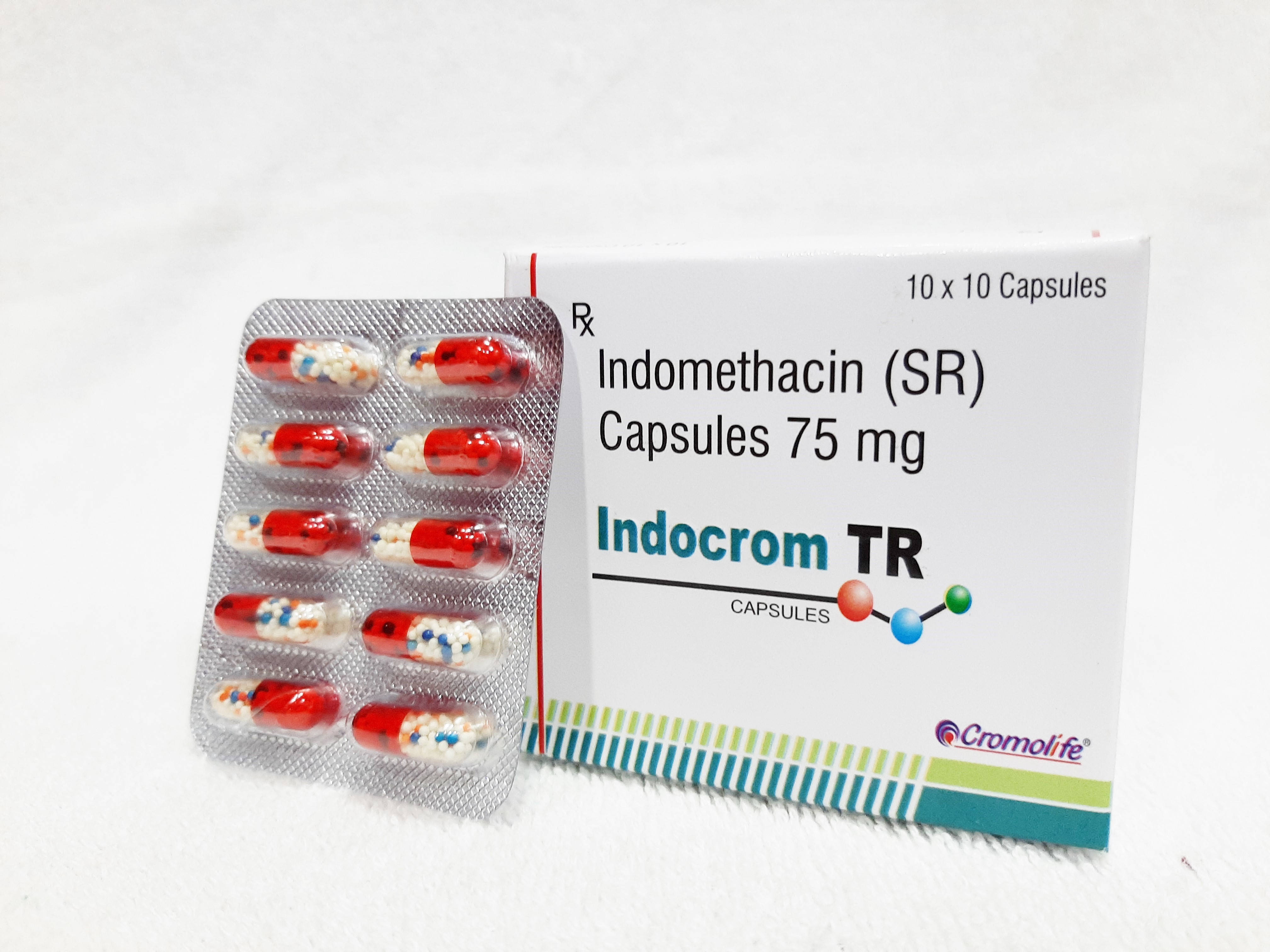 Indomethacin (Sr) Capsules 75mg Application: As Directed By Physician