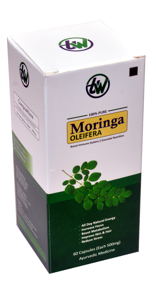 500 Mg Moringa Capsules Ingredients: Herbal Extract