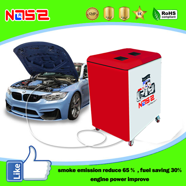 Hho Engine Decarbonizing Machine - Metal, 31x22 Inch, Red With White | Diesel, 100 Kg, Semi-automatic Carbon Cleaning, 110-240v Power