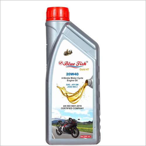 900 ML 4 Stroke Motor Cycle Engine Oil - Mineral Oil | Plastic Bottle, Ideal for Motorcycle Applications, Efficient Engine Protection