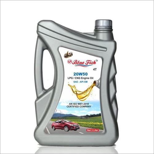 3 Ltr LPG/CNG Engine Oil - Mineral Oil | Automobile Application, Plastic Bottle Packaging, Engine Oil Type