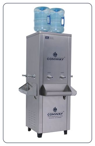 Conway Bwd80N Dlx - Design: Bottle Water Dispenser - Normal - Water Bottles (20 Liters Can) - Minimum 2 Bottles Or Maximum 4 Bottles Can Be Loaded. Floor Mounted.