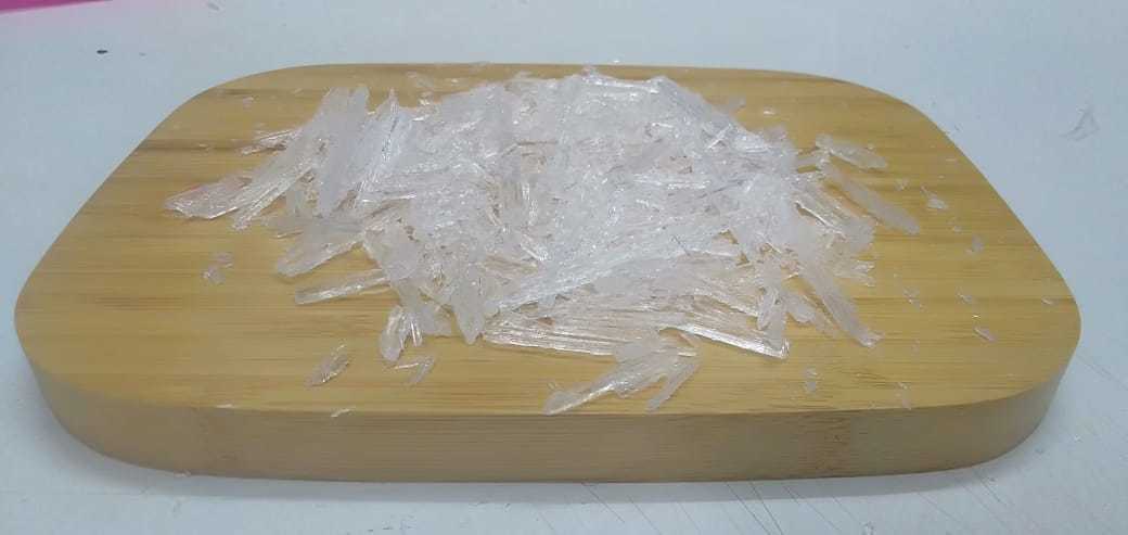 Menthol Crystal - Industrial Grade, Purity 99%, Water Soluble | Cas No: 2216-51-5, Available In Small, Medium, And Large Crystals