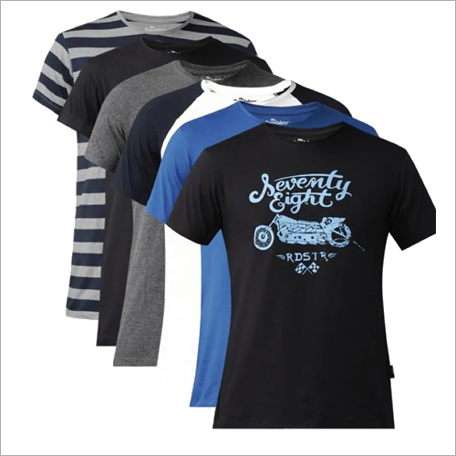 Available In Different Color Mens Cotton T-Shirt