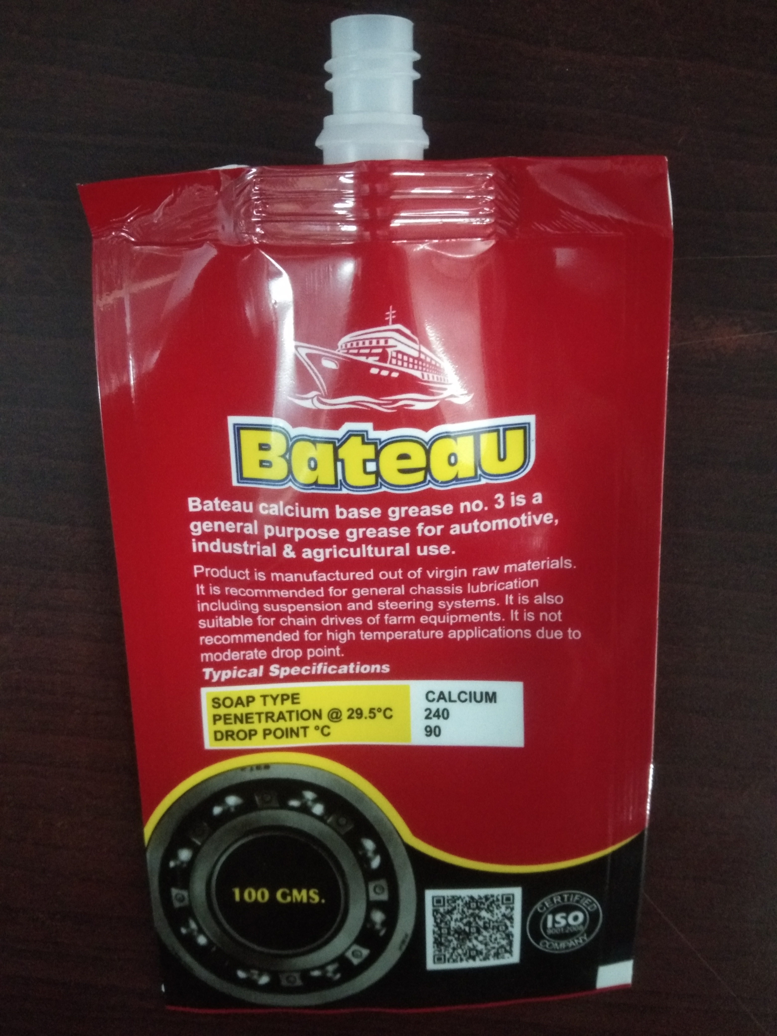 Spout Pouches - Plastic Material, 140mm Length X 90mm Width, Red And Black Color | 100ml To 1000ml Size, Printed Pouch Technology