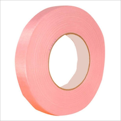 Pink Rayon Tape - 0.4mm Thick, Double-Sided, Soft Vibrant Pink | Smooth, Tear-Resistant, Heat & Moisture Resistant, Writable Surface