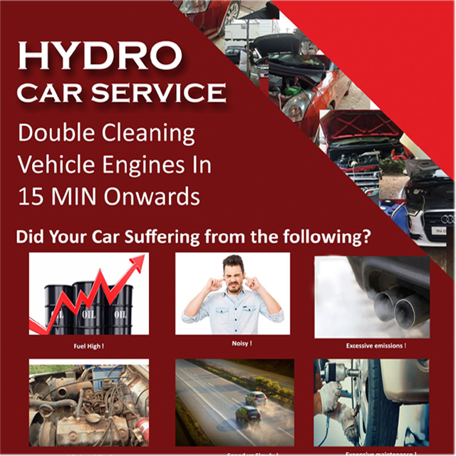 Hho Car Decarbonising Machines - Color: Red With White