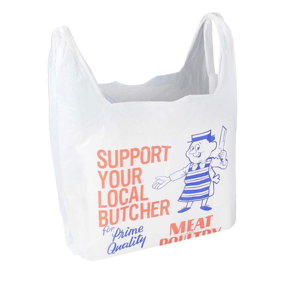 Printed Poly Bag - Durable Polyethylene, 40 Micron Thick, Soft Loop Handles, Side 'N' Bottom Gusset, Color As Required, Trendy Brand Prints