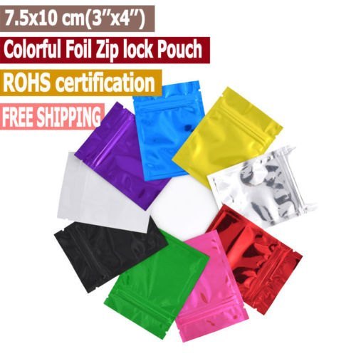 Zip Lock Bags - Ldpe Material, Various Sizes And Colors | Rigid And Durable Re-sealable Pouches