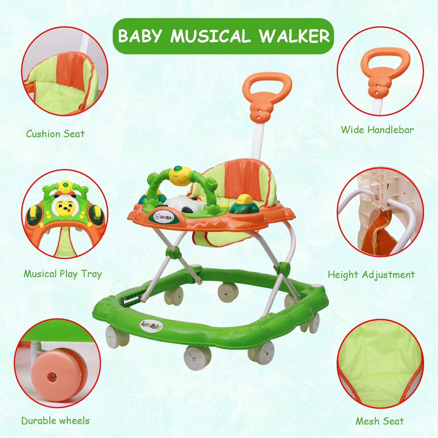 Green Baby Walker