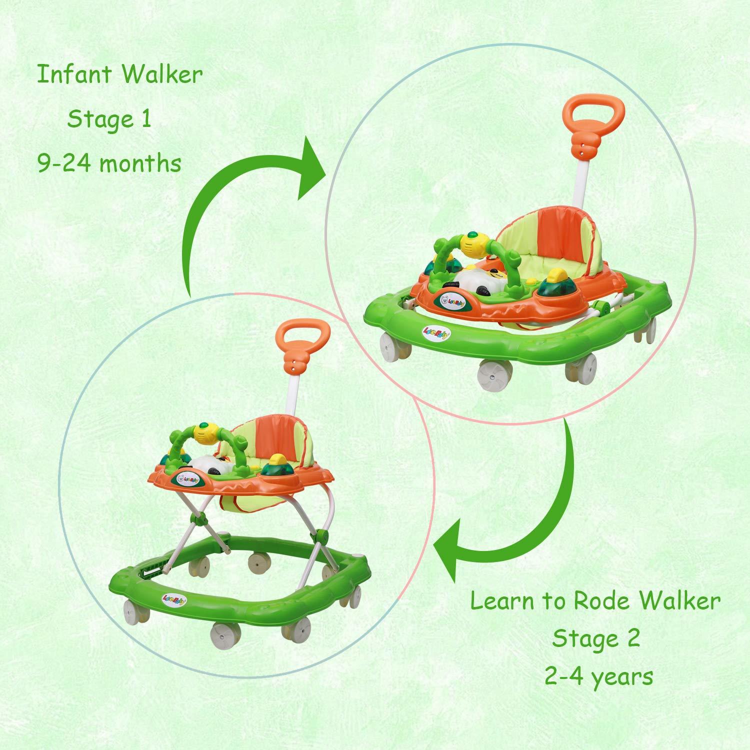 Green Baby Walker