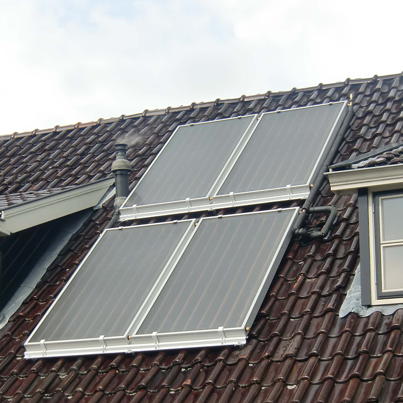 Millionsun Solar Pressurized Water Heating System - Stainless Steel, 2000x1000x80 Mm | Automatic Control, Reliable Low Maintenance, Elegant Slim Design