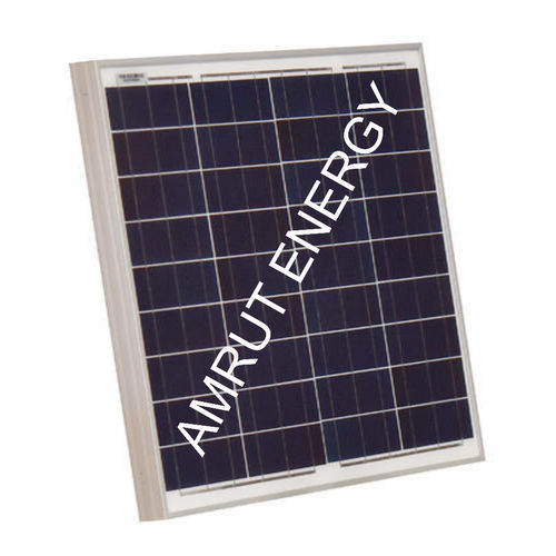 Blue Amrut Poly Crystalline 40w Solar Panel