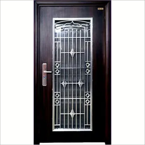 आवक/बाहरी आवासीय लकड़ी का सिंगल डोर