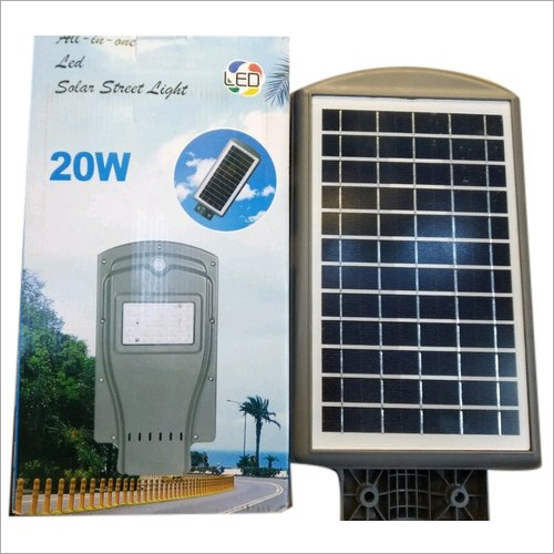 Pure White 20W Solar Led Street Lights