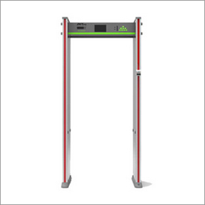 Walk-Through Metal Detector With Body Temperature Measuremen