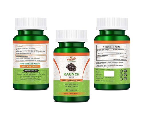 Kaunch Capsules Age Group: For Adults