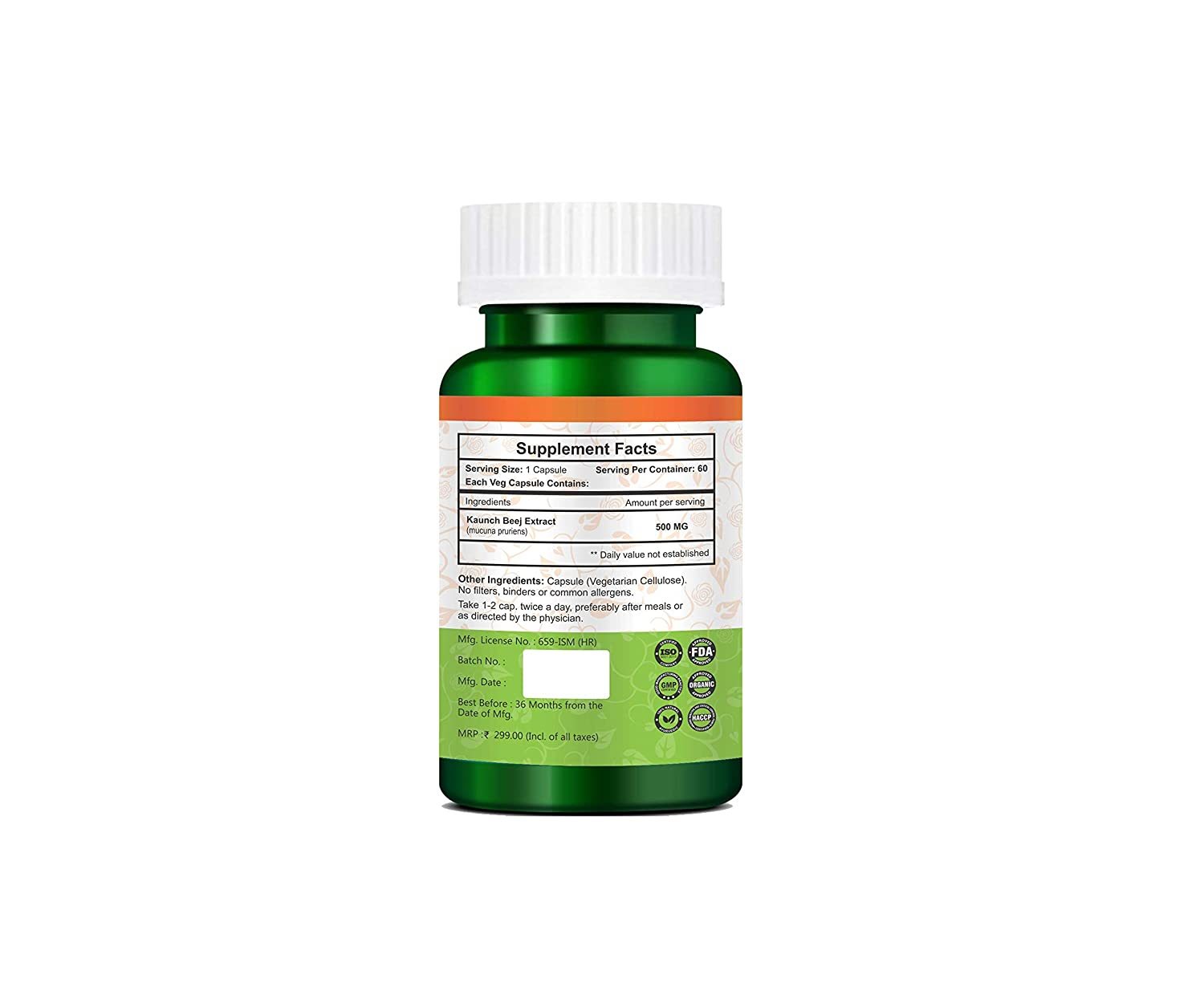 Kaunch Capsules Age Group: For Adults