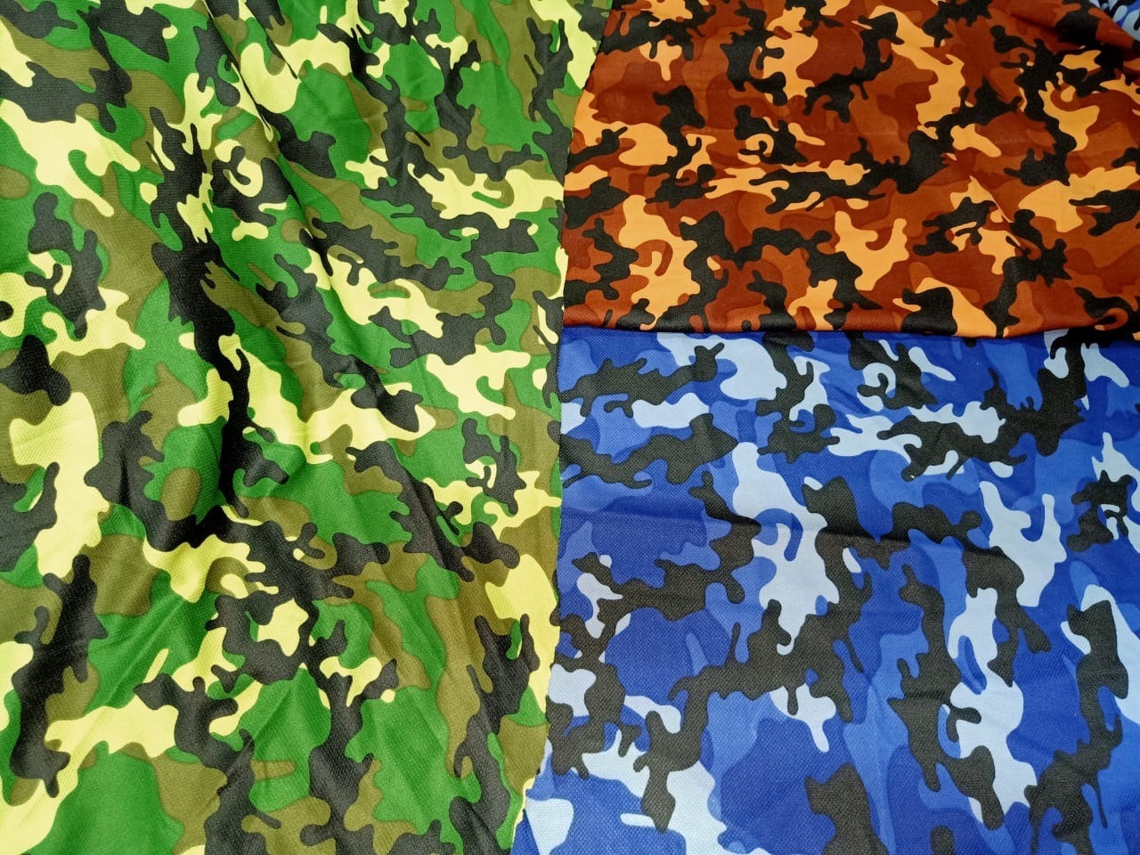 Available Matty Military Camouflage Print Fabric