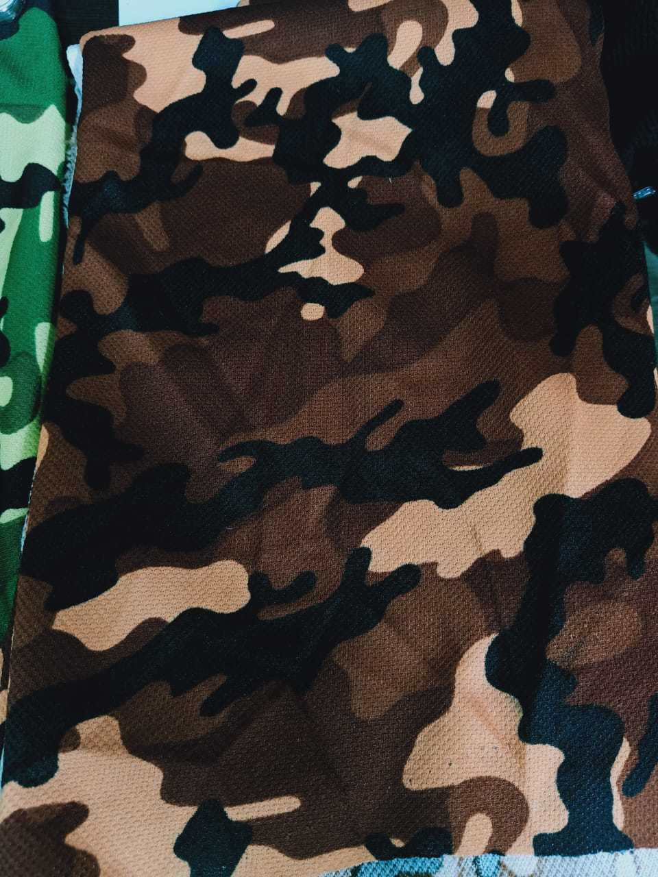 Available Matty Military Camouflage Print Fabric