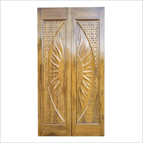 Wooden Inlay Door Design: Modern