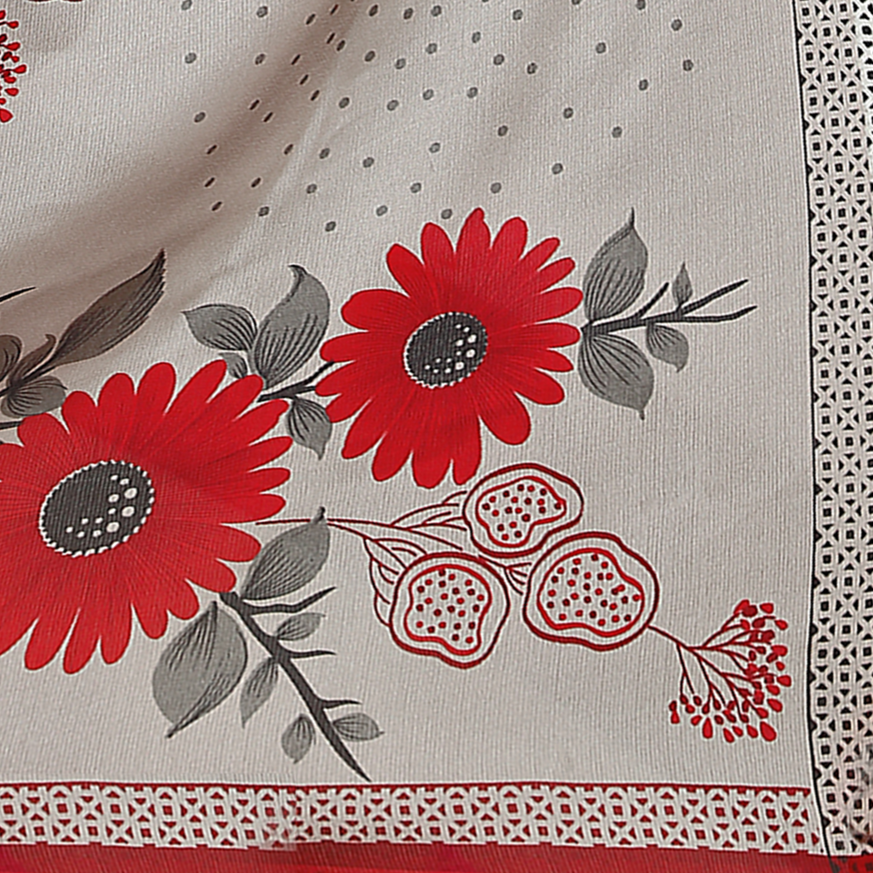 Branded Rangoli Silk Saree - Georgette Material , Vibrant Printed Pattern For Party Wear In All Seasons