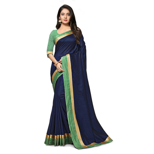 Festival Special (Vichitra Silk) - Georgette Fabric , Festive Occasion Versatile Ethereal Design for Celebrating Traditions with Elegance