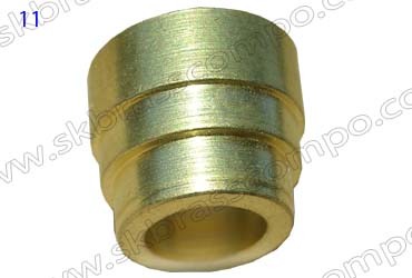 Brass Auto Parts - 10x5 mm | Gold Polished Brass Automotive Fuel Line Connector, RoHS Compliant, 5 Grams
