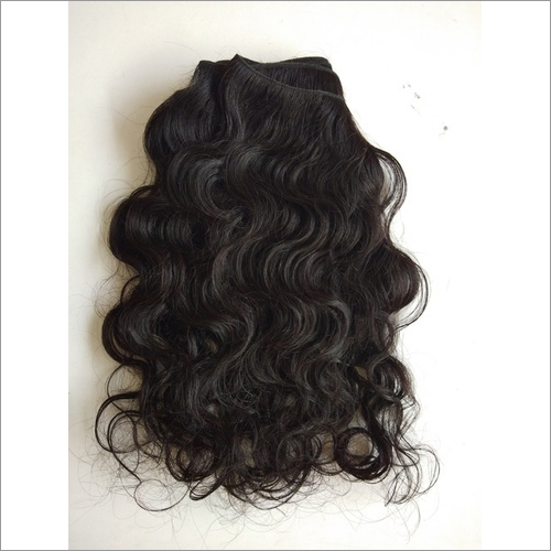 Natural Deep Wavy Human Hair - Hair Extension Type: Weaving