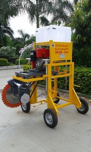 Kerb Cutting Machine - Steel Build, 220-240 Voltage | 1-Year Warranty, Industrial Use