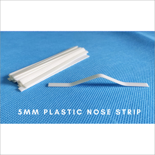 5MM Plastic Nose Strip - Virgin Food Grade Plastic, 1500m Length, White Color | 95% Bacteria Filtration Efficiency, Nose Seal for Reusable Face Masks