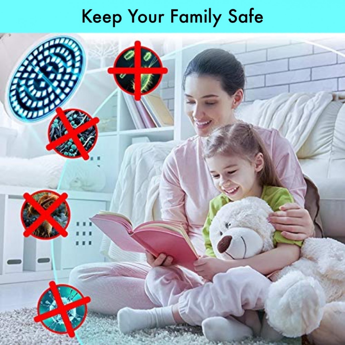 Uvc Safe Case Battery Life: 11000 Hours