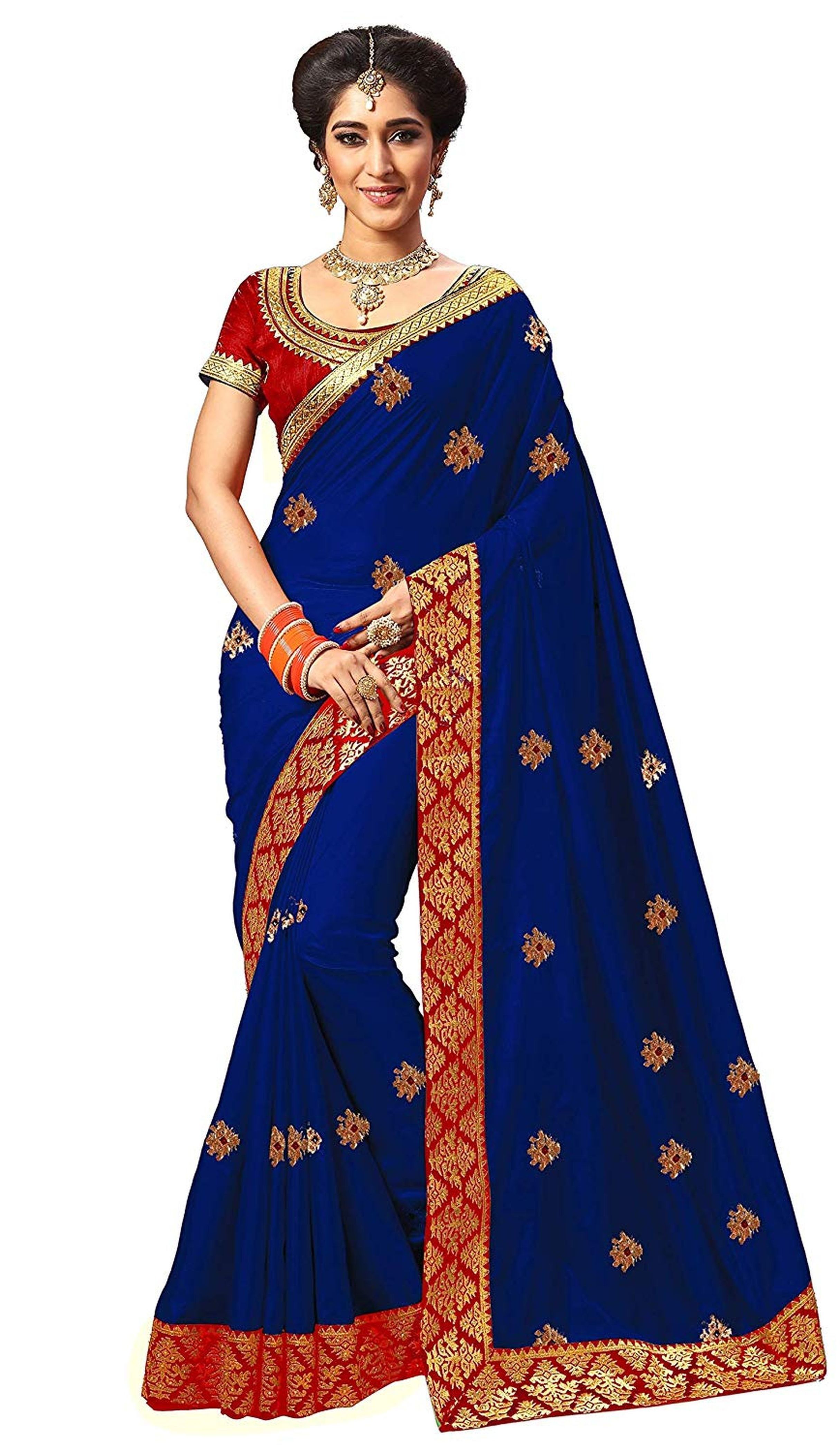 Beige Silk Embroidery Border Work Saree