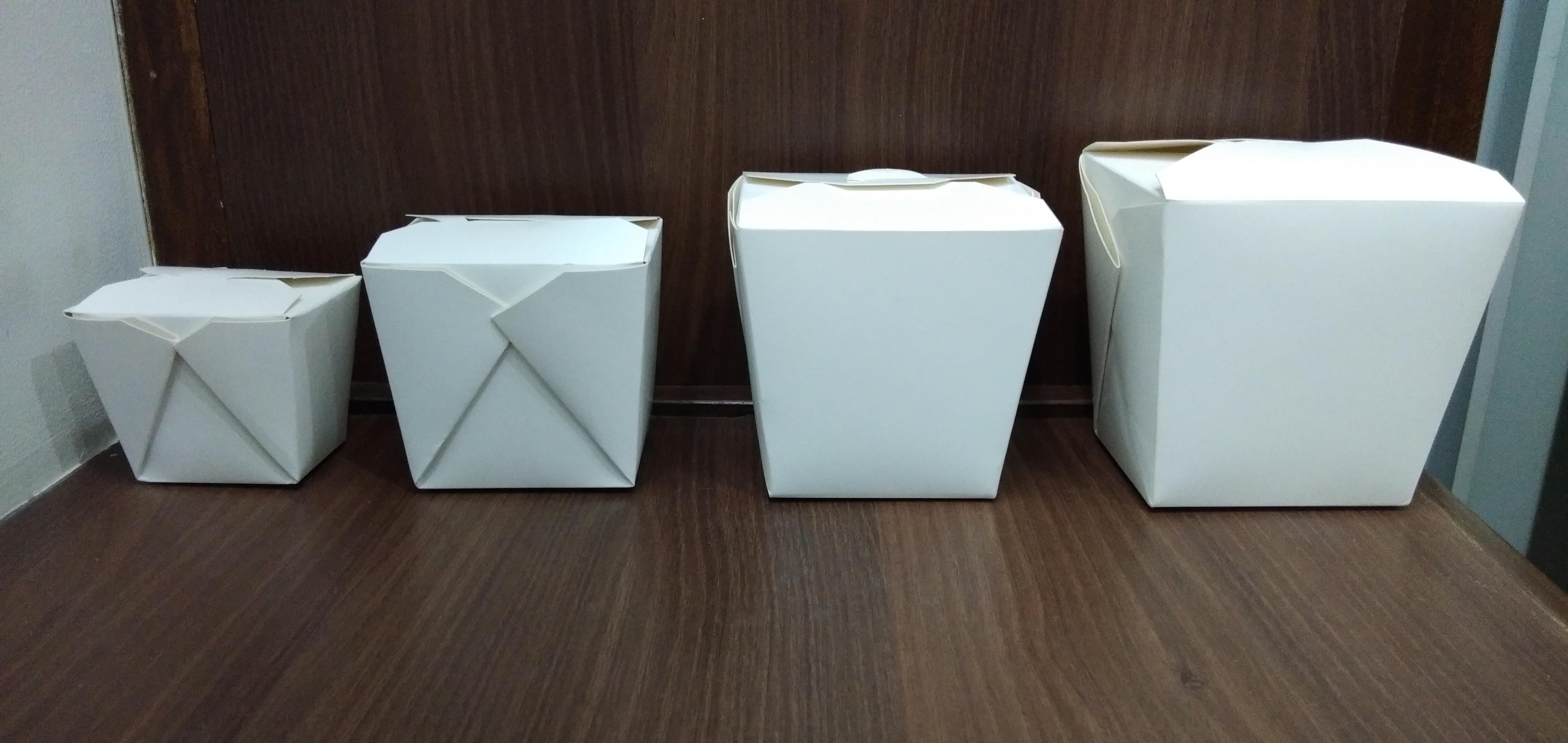 White Paper Wok Box