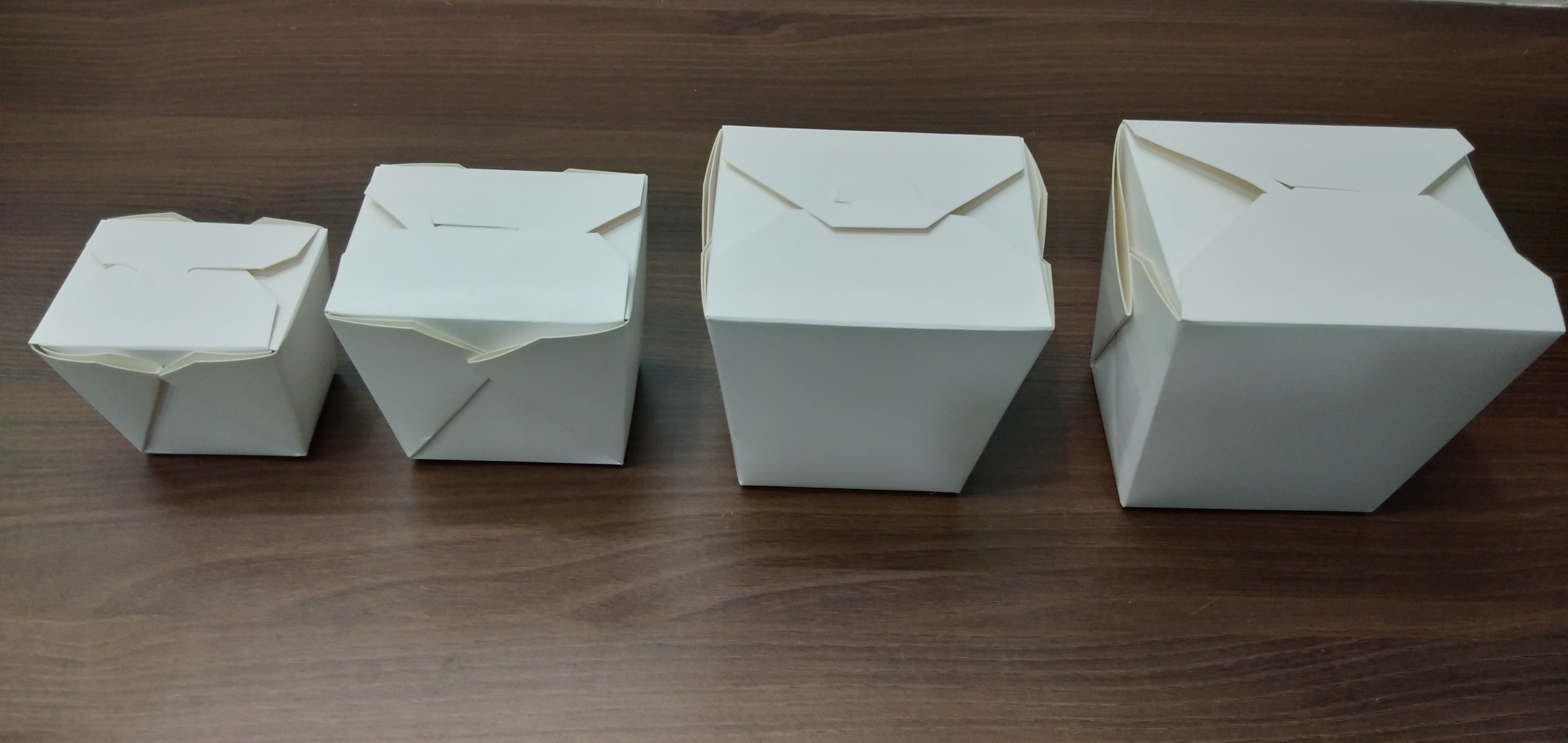 White Paper Wok Box