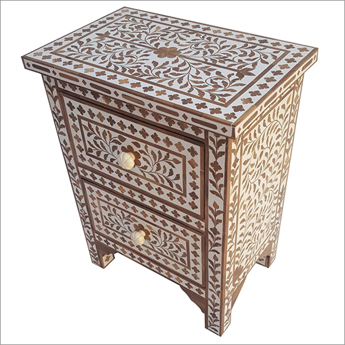 Bone Inlay Chest Of Drawer