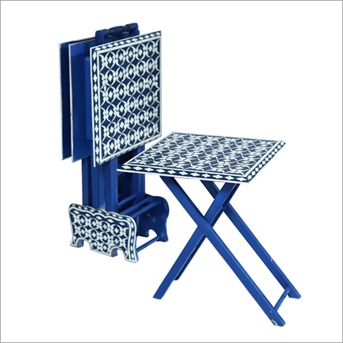 Bone Inlay Foldable Table