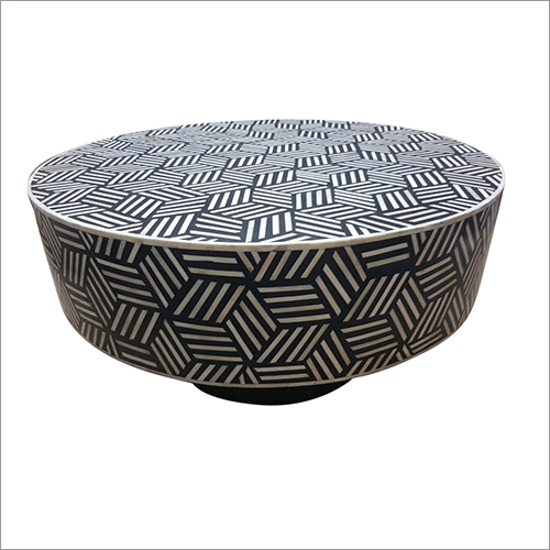 Bone Inlay Center Table